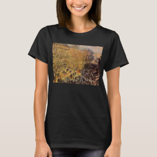 Boulevard des Capucines by Claude Monet, Fine Art T-Shirt
