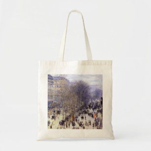 Boulevard des Capucines by Claude Monet, Fine Art Tote Bag