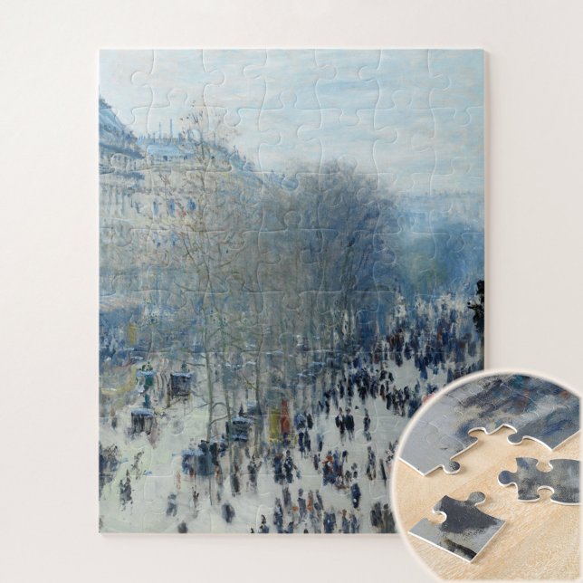 Boulevard des Capucines by Claude Monet Jigsaw Puzzle (Creator Uploaded)