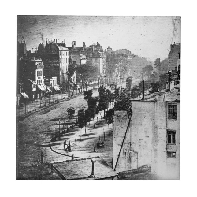 Boulevard Du Temple Ceramic Tile (Front)