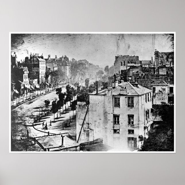 Boulevard du Temple Paris France 1838 Poster (Front)