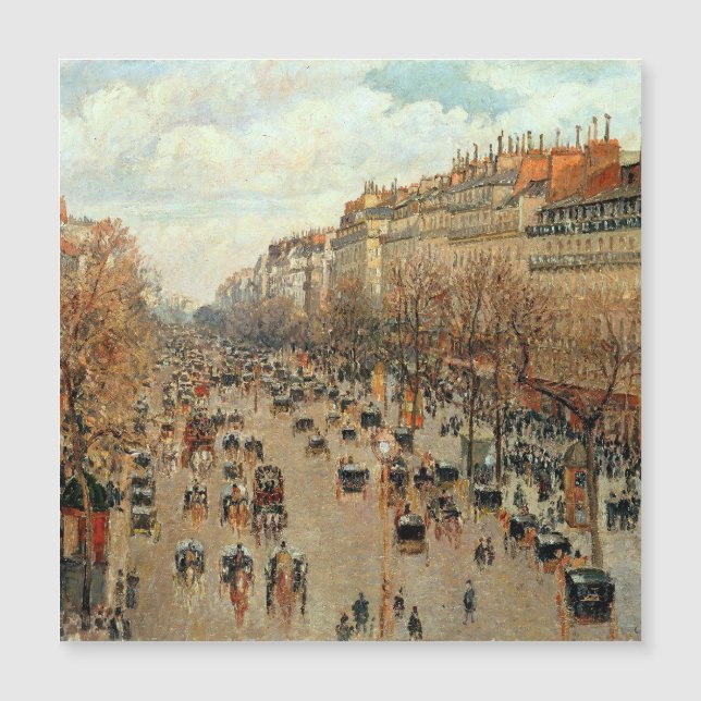 Boulevard Montmartre-Eremitage Camille Pissarro   (Front)