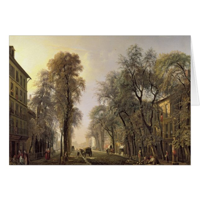 Boulevard Poissonniere in 1834 (Front Horizontal)