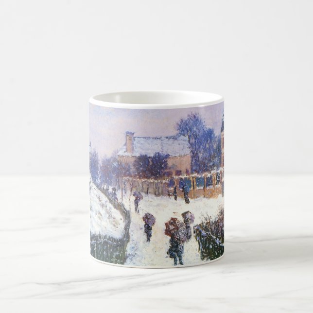 Boulevard Saint Denis Argenteuil by Claude Monet Coffee Mug (Center)