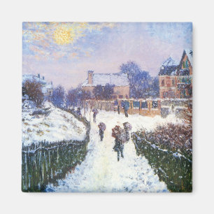 Boulevard Saint Denis Argenteuil by Claude Monet Magnet