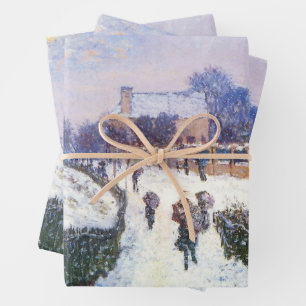 Boulevard Saint Denis Argenteuil by Claude Monet Wrapping Paper Sheet