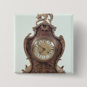 Boulle bracket clock by A.Brocot Delettrez 15 Cm Square Badge