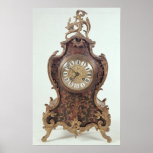 Boulle bracket clock by A.Brocot Delettrez Poster