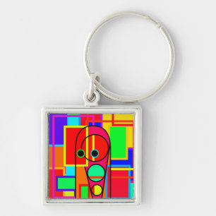 bouman120　psychedelic key ring
