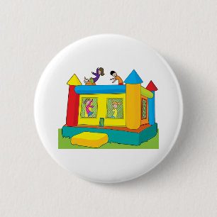 Bounce Castle Kids 6 Cm Round Badge