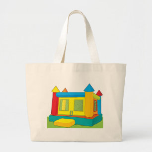 Bounce Castle Large Tote Bag