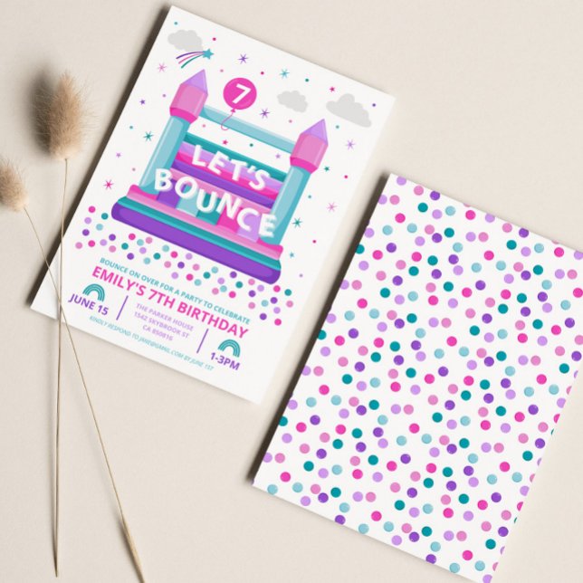 Bounce House Birthday Invitation (Creator Uploaded)
