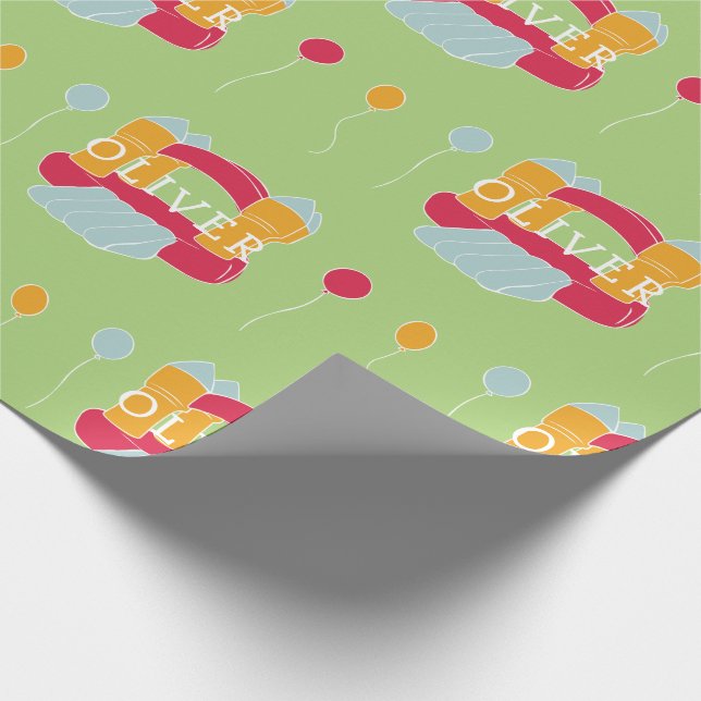 Bounce House/castle custom children's design Wrapping Paper (Corner)
