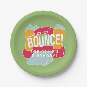 Bounce House/castle party design Paper Plate