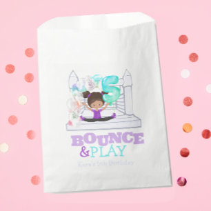 Bounce House Jump Play Fifth Birthday  Favour Bag