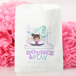 Bounce House Jump Play Sixth Birthday  Favour Bag