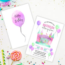 Bounce House Jump Trampoline Girl Birthday Party