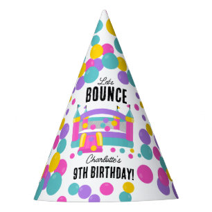 Bounce House Jumping Castle Kids Birthday Party Party Hat