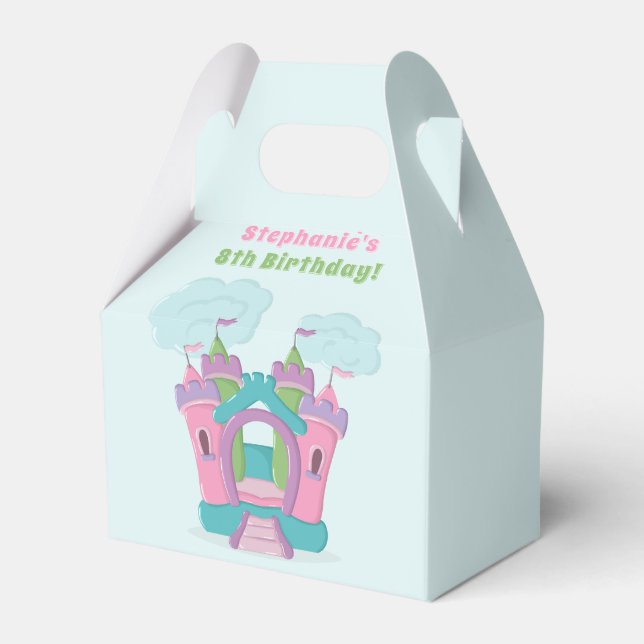 Bounce House Party Favour Box (Front Side)