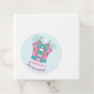 Bounce House Party Favour Tags