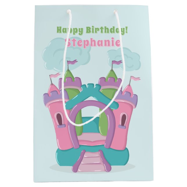 Bounce House Party Medium Gift Bag (Front)