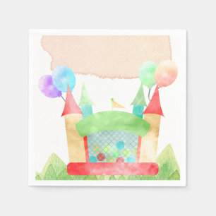 Bounce House Party Napkin