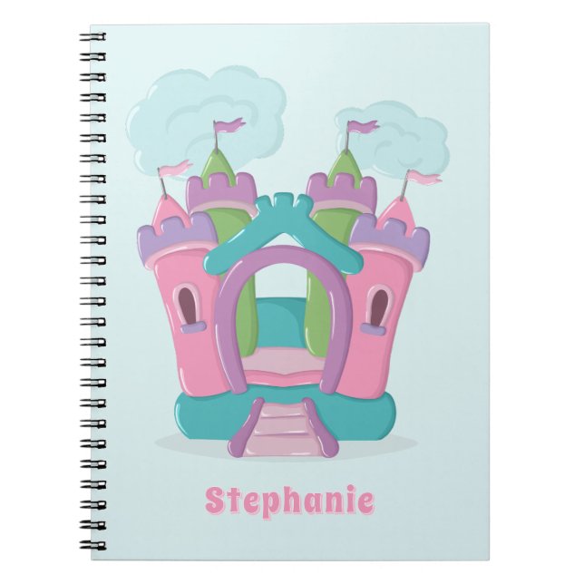 Bounce House Party Notebook (Front)