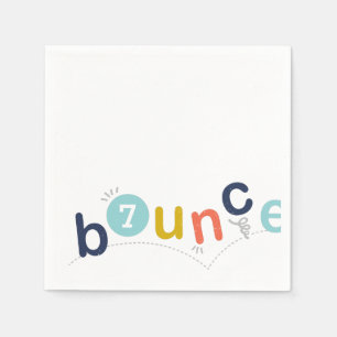Bounce Kids birthday party Napkin