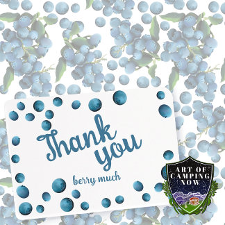 Bouncing Blueberry  Thank you notes