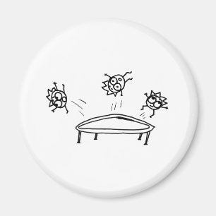 Bouncing Mathberries Magnet