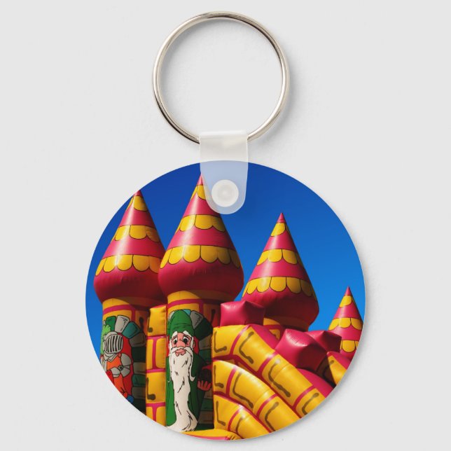 Bouncy castle keychain (Front)