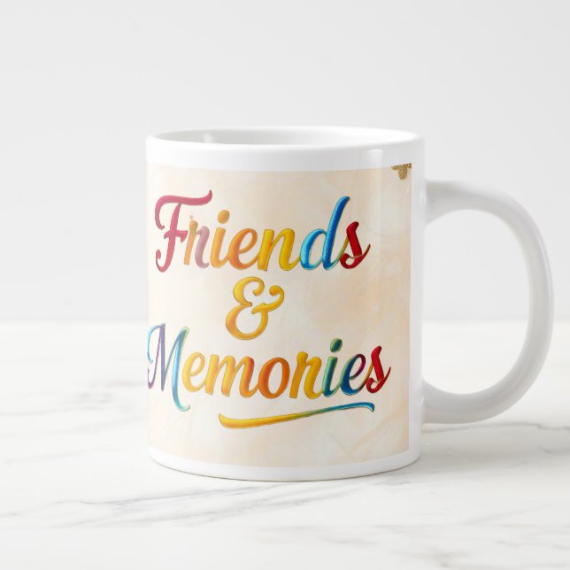 "Bound By Smiles" Large Coffee Mug (Right)