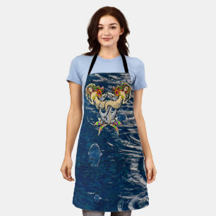 Bound Mermaids - Nautical Design for Ocean Lovers Apron