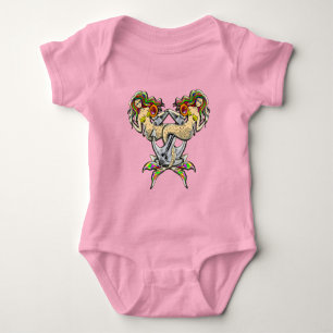 Bound Mermaids - Nautical Design for Ocean Lovers Baby Bodysuit