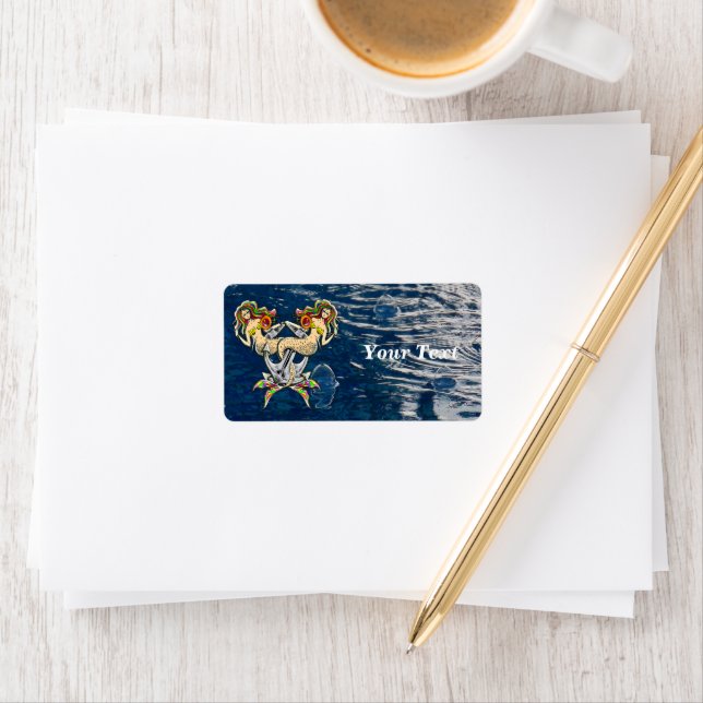 Bound Mermaids - Nautical Design for Ocean Lovers Label (Insitu)