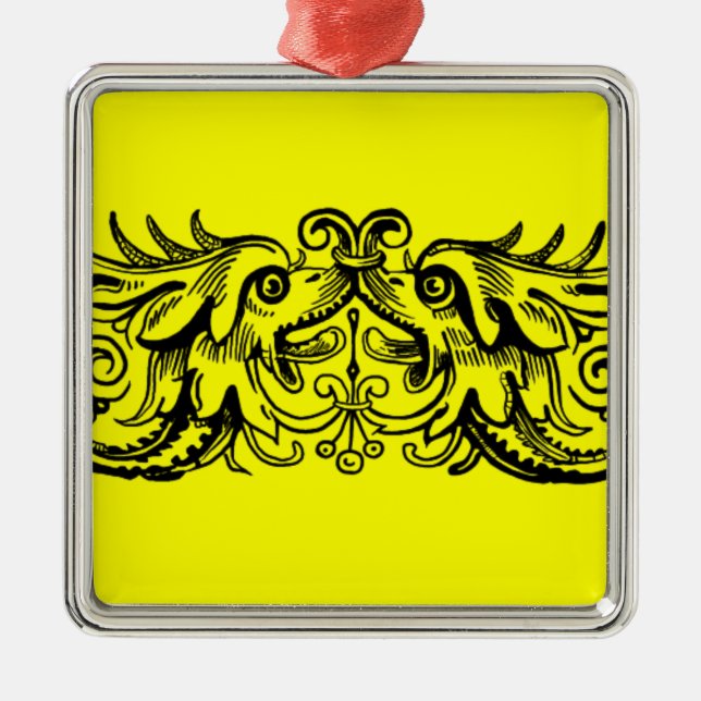 Bound Monsters Premium Square Ornament (Front)