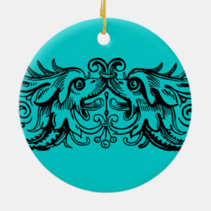 Bound Monsters Round Ornament
