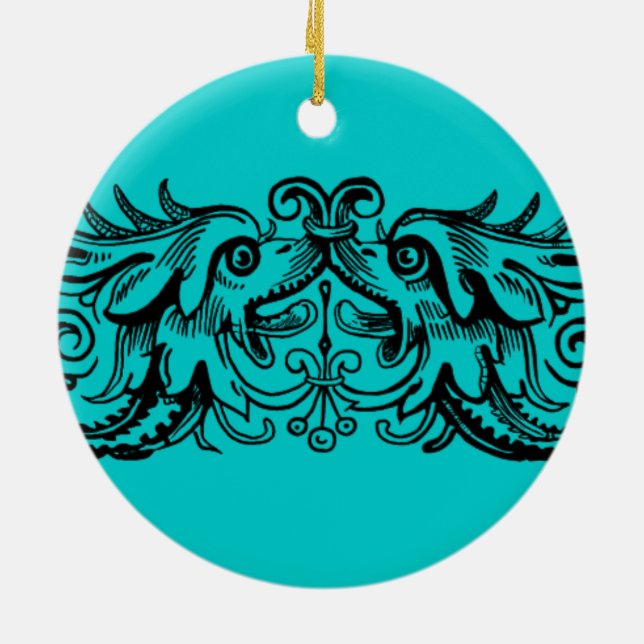 Bound Monsters Round Ornament (Back)