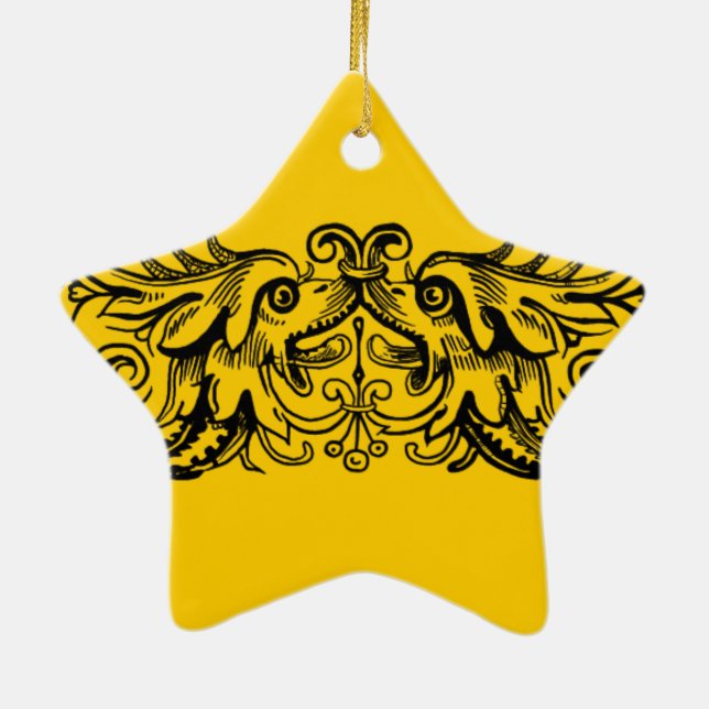 Bound Monsters Star Ornament (Back)
