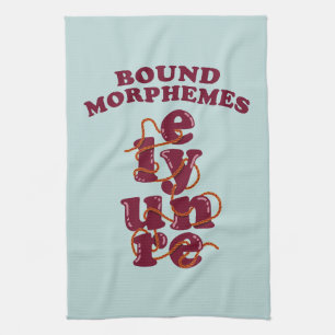 Bound Morphemes Phonics Teaching English Tea Towel