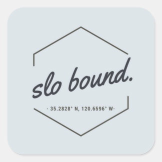 Bound Square Sticker