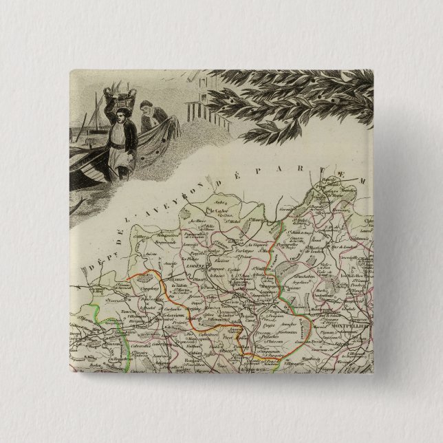 Boundaries 15 Cm Square Badge (Front)