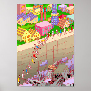 Boundary line. poster
