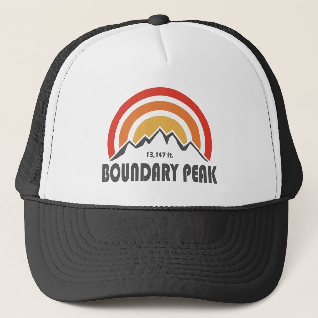 Boundary Peak Nevada Trucker Hat (Front)