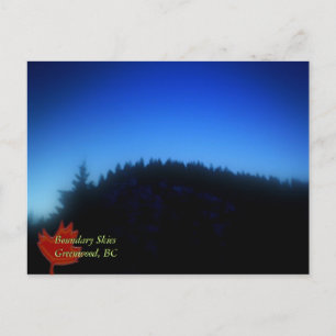 Boundary Skies, Greenwood, BC Postcard