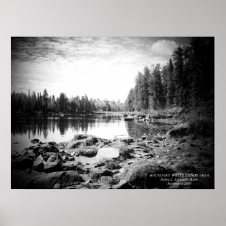 Boundary Water Canoe Area Poster