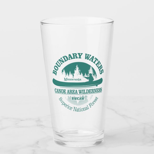 Boundary Waters Canoe Area Glass (Front)