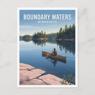 Boundary Waters Canoe Area Wilderness Ely Souvenir Postcard