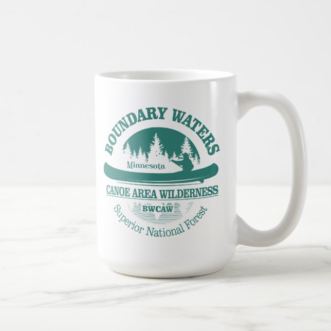 Boundary Waters Canoe Trail Wilderness Coffee Mug (Right)