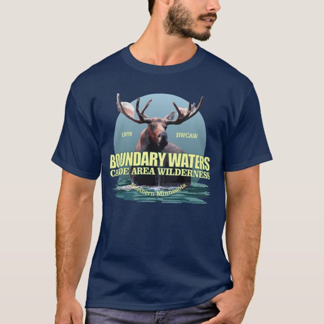 Boundary Waters CAW (Moose) WT T-Shirt (Front)